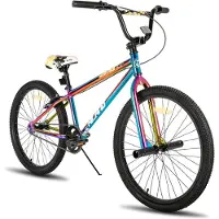 Hiland 26 Inch BMX Fiets - Freestyle voor Tieners & Volwassenen - Inclusief 2 Pegs - Meerdere Kleuren - Geschikt voor buitenactiviteiten in de lente