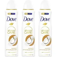 Dove Advanced Care Coconut & Jasmine Anti-Transpirant - Deodorant Spray - 3 x 150 ml - Voordeelverpakking
