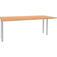 Schäfer Shop bureau MODENA FLEX, breedte 1800 mm, aan beide zijden ingekort, beuken
