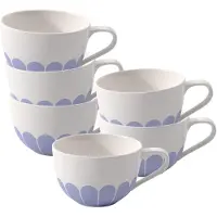 Villeroy & Boch Cappuccinotassen Fleur Couleur 300 ml Set van 6