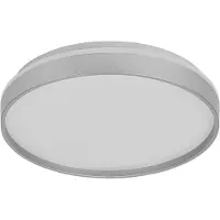 Osram Orbis Gisela LED plafondlamp, 385 mm, 24W, 3000K (warm wit), zilver, metaal met kunststof ring, IP20