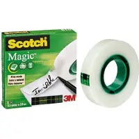 Scotch Plakband Magic 810 Transparant 12 mm (B) x 33 m (L) Cellulose