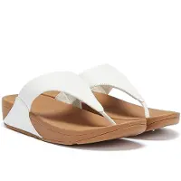 FitFlop Lulu Leren Damessandalen - (Wit)
