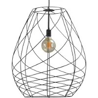 Masterlight Draadlamp Cesto 62 zwart