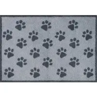 Turtle Mat Turtle Wasbare Deurmat - Paws Grey - 60 x 85 cm