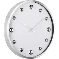 Karlsson Wandklok Shiny Dots - Wit - 35.5x4.2x35.5cm - Wandklok Scandinavisch