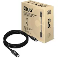 Club 3D CAC-1578 USB-C-kabel USB 4.0 USB-C stekker 2.00 m Zwart