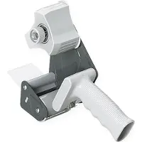 Alco Tapedispenser Metall/Kunststoff grau Grijs Rolbreedte (max.): 50 mm Rollengte (max.) 66 m Met reminrichting