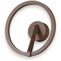 Artdelight Design wandlamp Oregon Ø 22cm - Brons geborsteld