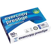 Clairefontaine Evercopy kopieerpapier Prestige ft A4, 80 g, pak van 500 vel 5 stuks