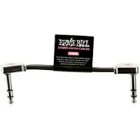 Ernie Ball Flat Ribbon Stereo Patch Cable 7,5 cm Gewikkeld - Gewikkeld Patchkabel