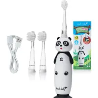 Brush-Baby BRB228, Kinder, Zwart, Wit, 2 minuten, Zachte borstelharen, Batterij, Ingebouwde batterij