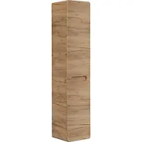 AC-DÉCO Aruba Craft 804 FSC hoge kast met wasmand 170x35cm eiken