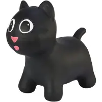 Tootiny Rubberen Skippybal Springdier Black Tootina kitty