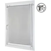 STORESDECO - Opaco EasyFix rolgordijn, rolgordijnen zonder boren Grijs 120x180 cm
