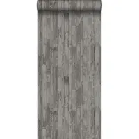 ESTAhome behang vintage sloophout planken vergrijsd bruin taupe - 53 cm x 10.05 m - 128839