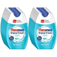 Theramed 2in1 Tandpasta - Original Fresh - 12 x 75 ml Voordeelverpakking