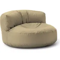 Lumaland Beanbag Lounge: Zitzak voor uw goedgevulde sit-in | Ontdek modern, knuffelbaar design & relax in stijl in- & outdoor I Met aanpasbare EPS vulling | 90 x 50 cm