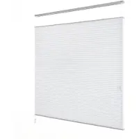 Dutchblinds - Plisségordijnen - lichtdoorlatend - Wit - 280 x 175 cm - Raamdecoratie op maat