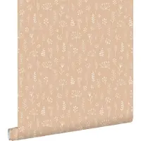 ESTAhome behang bloemmotief licht terracotta - 53 cm x 10.05 m - 139753