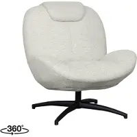 Label51 Clayton Fauteuil - Naturel - Stof - One Size - -