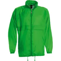 B&C Mannen, Buitenjas, B&C Sirocco licht jack (M), Groen, M