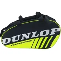 Dunlop Padel Tas Paletero Intro Black/Fluo Yellow