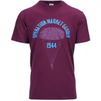Fostex Garments - T-shirt Operation Market Garden (kleur: Maroon / maat: XL)