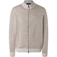 MAERZ Muenchen Gebreid vest beige gemêleerd / lichtgrijs