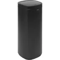 5five Simply Smart 5Five Drukknop Afvalemmer - Soft close - 50L - Zwart