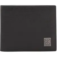 Calvin Klein Portemonnee 'EMBLEM HW BILLFOLD Portafoglio' zwart