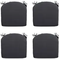 Madison zitkussen basic black ca. 46x48 cm set van 4
