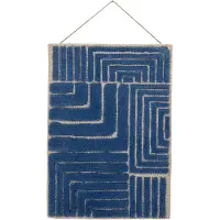 Bloomingville Velva wanddecoratie blauw