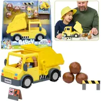 Sarcia.eu Bluey Bingo Bouwkiepwagen + 2 hondenfiguren, figuren voor kinderen 3+