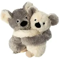 Habibi Warmte/koelte knuffel - magnetron - koala - 25 cm - grijs - voor kinderen/jongens/meisjes - warmteknuffel