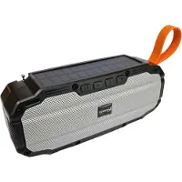 Powerplus Buffalo Solar en USB oplaadbare Bluetooth Speaker met ingebouwde FM Scan Radio Noodradio - Nood Radio - Camping