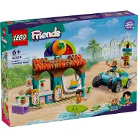 LEGO Friends Strand Smoothie Stand, Speelgoedset voor Kinderen 6+, 2 Mini Poppen en Schildpad