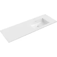 Mexen Otis ingebouwde wastafel rechts 141 x 46,5 cm, wit glans - 25181400P