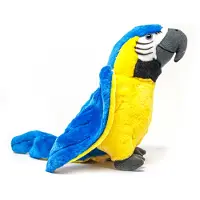 Nature Planet Blauwe papegaaien knuffels 26 cm - Vogel knuffels