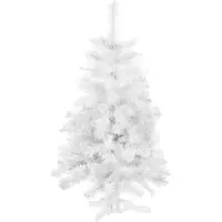 Springos Kunstkerstboom | Besneeuwd Witte Spar | 120 cm | Zonder Verlichting