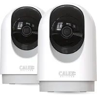 Calex Smart Security Beveiligingscamera - 2K - PTZ Binnencamera met Auto-Tracking - Nachtzicht - Bewegingsdetectie - Cloud & SD-opslag - App-bediening - 2-weg Audio - Duopack