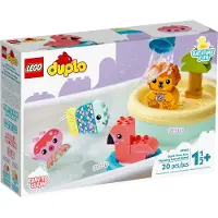 LEGO DUPLO Mijn Eerste Badplezier: Drijvend Dieren Eiland 10966 Speelgoed voor Peuters 18+