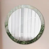 Coloray Bedrukte Spiegel - Varenbladeren Spiegel Met Bedrukte Lijst - 90 cm - Groente Bedrukte Spiegel - Spiegel Met Bedrukte Lijst - Spiegel Met Decoratie - Spiegel Lijst Met Print