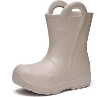 Ladeheid x Camminare - Kinderen Regenlaarze - Rubberen Laarzen voor Kinderen – EVA – Waterdicht - Antislip en Comfortabel – Lichtbeige – 34/35 - LA-CA-Splash