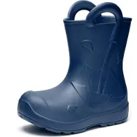Ladeheid x Camminare - Kinderen Regenlaarze - Rubberen Laarzen voor Kinderen – EVA – Waterdicht - Antislip en Comfortabel – Marineblauw – 32/33 - LA-CA-Splash