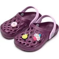 Ladeheid Clogs Kinderen - Tuinschoenen - Lichte - Kinderschoenen - Meisjes - Jongens – Violet – 27/28 - LA-CA-FlowKidsJib