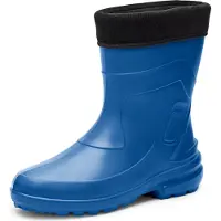 Ladeheid LA-LMG-800-Jessy Dames Regenlaarzen - Rubber - EVA - Korenbloem/Zwart - 36