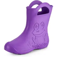 Ladeheid LA-CA-FrogWomen Dames Regenlaarzen - Rubber Laarzen - EVA - Kikker - Lilla - 38/39