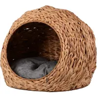 UNUS kattenmand kattengrot rond met kussen dierenmand geschikt voor honden en katten