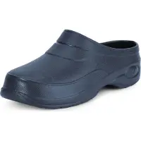 Ladeheid Unisex Clogs Tuinklompen - Tuinschoenen - Lichte - Dames - Heren - Donkerblauw – 43 – LA-KL-037